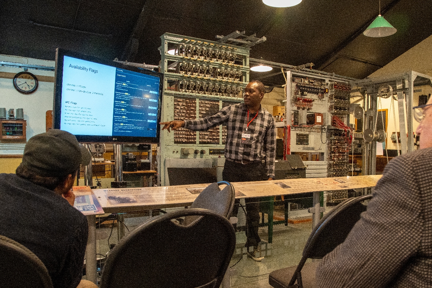 Olorunfemi Davis at DevFest Bletchley Park